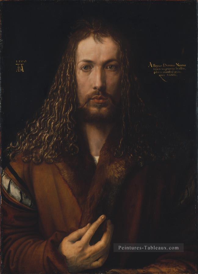 Autoportrait Nothern Renaissance Albrecht Dürer Peintures à l'huile